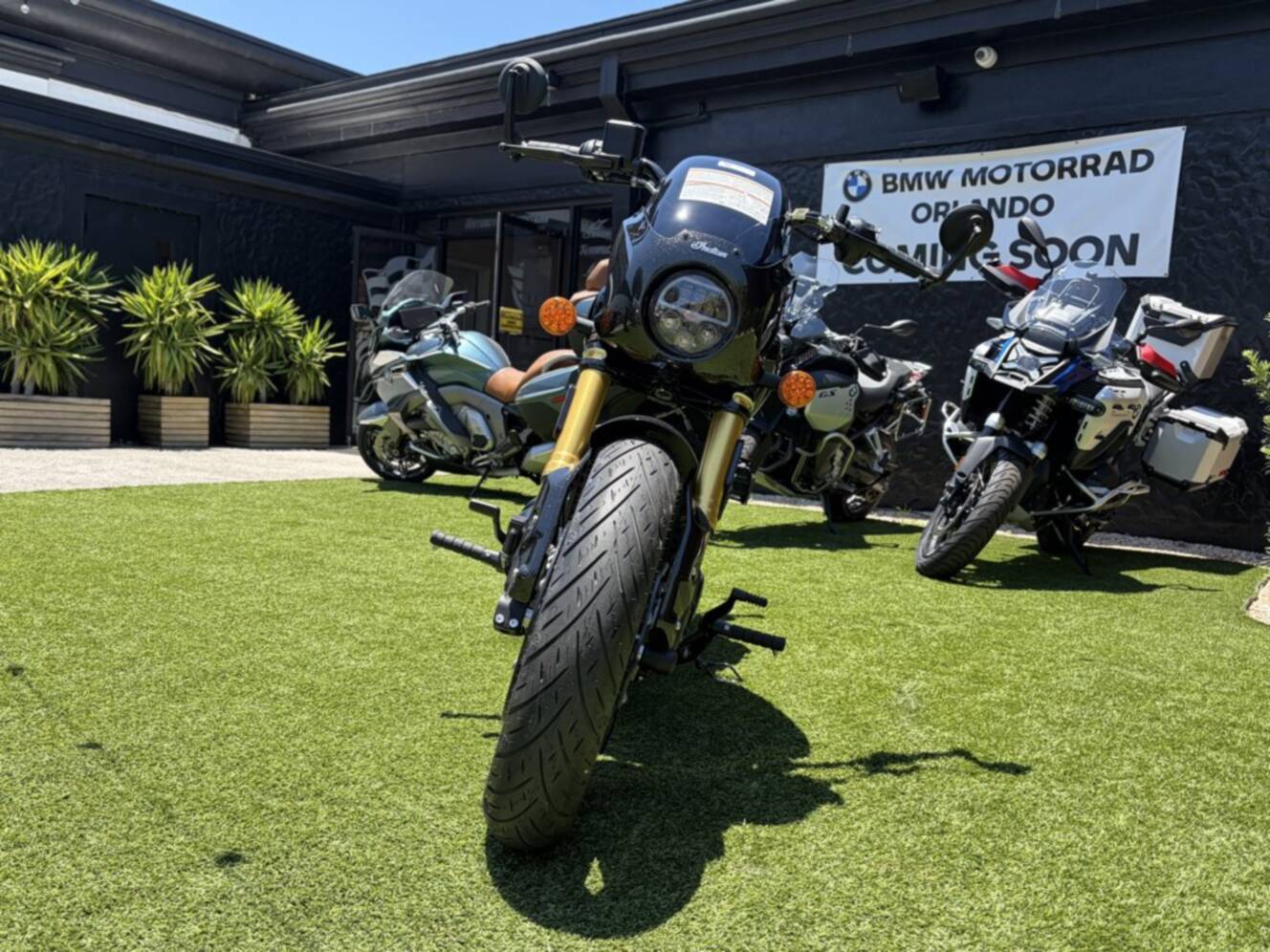 A photo of this 2026 Indian 101 SCOUT ONXY BLACK CRYSTAL