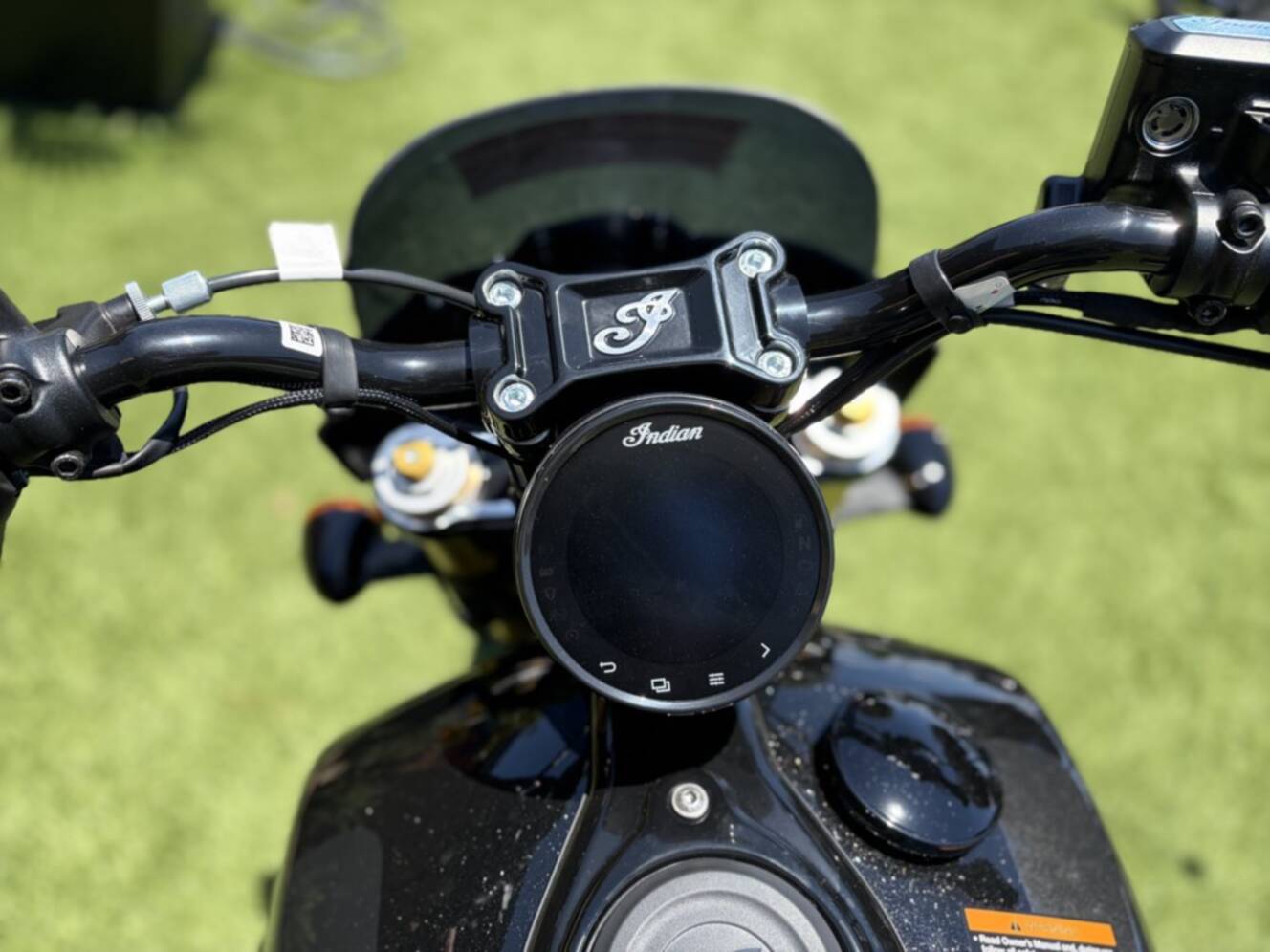 A photo of this 2026 Indian 101 SCOUT ONXY BLACK CRYSTAL