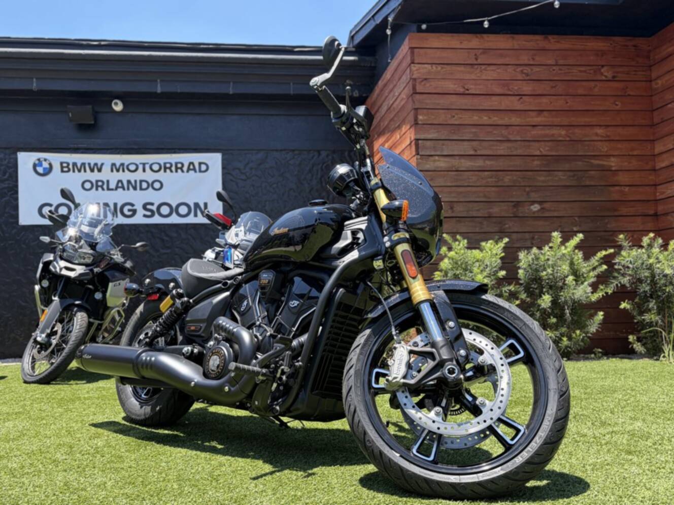 A photo of this 2026 Indian 101 SCOUT ONXY BLACK CRYSTAL