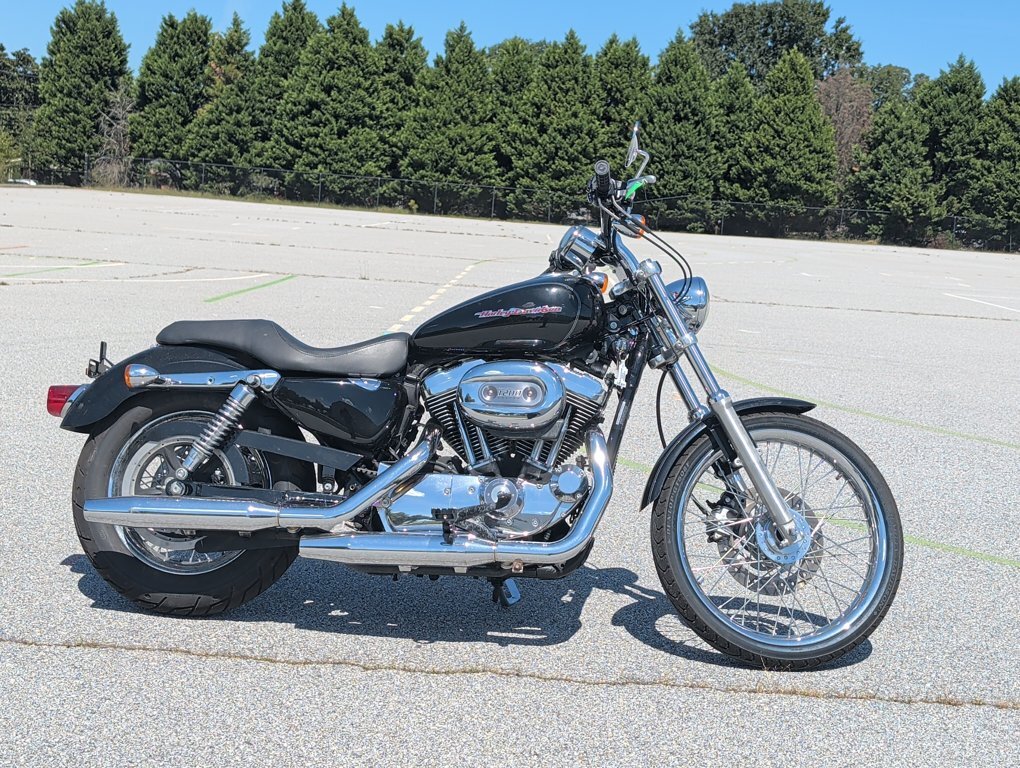 2007 Harley-Davidson Sportster 1200 Custom Vivid Black 1200 CUSTOM in Conyers, GA