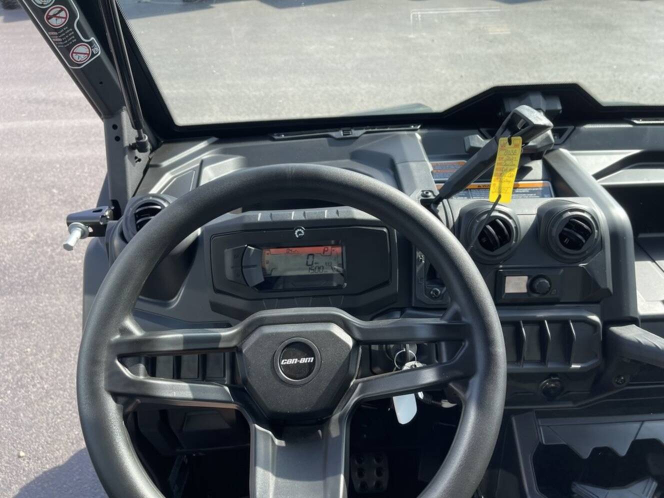 A photo of this 2027 Can-Am Defender MAX DPS CAB HD10 Dolomite Grey