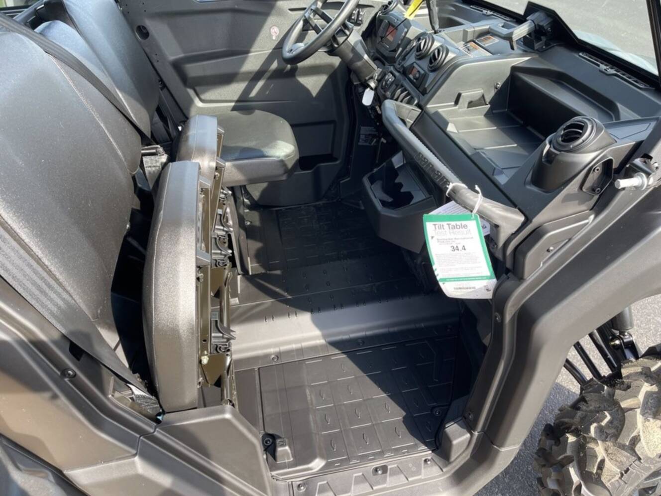 A photo of this 2027 Can-Am Defender MAX DPS CAB HD10 Dolomite Grey