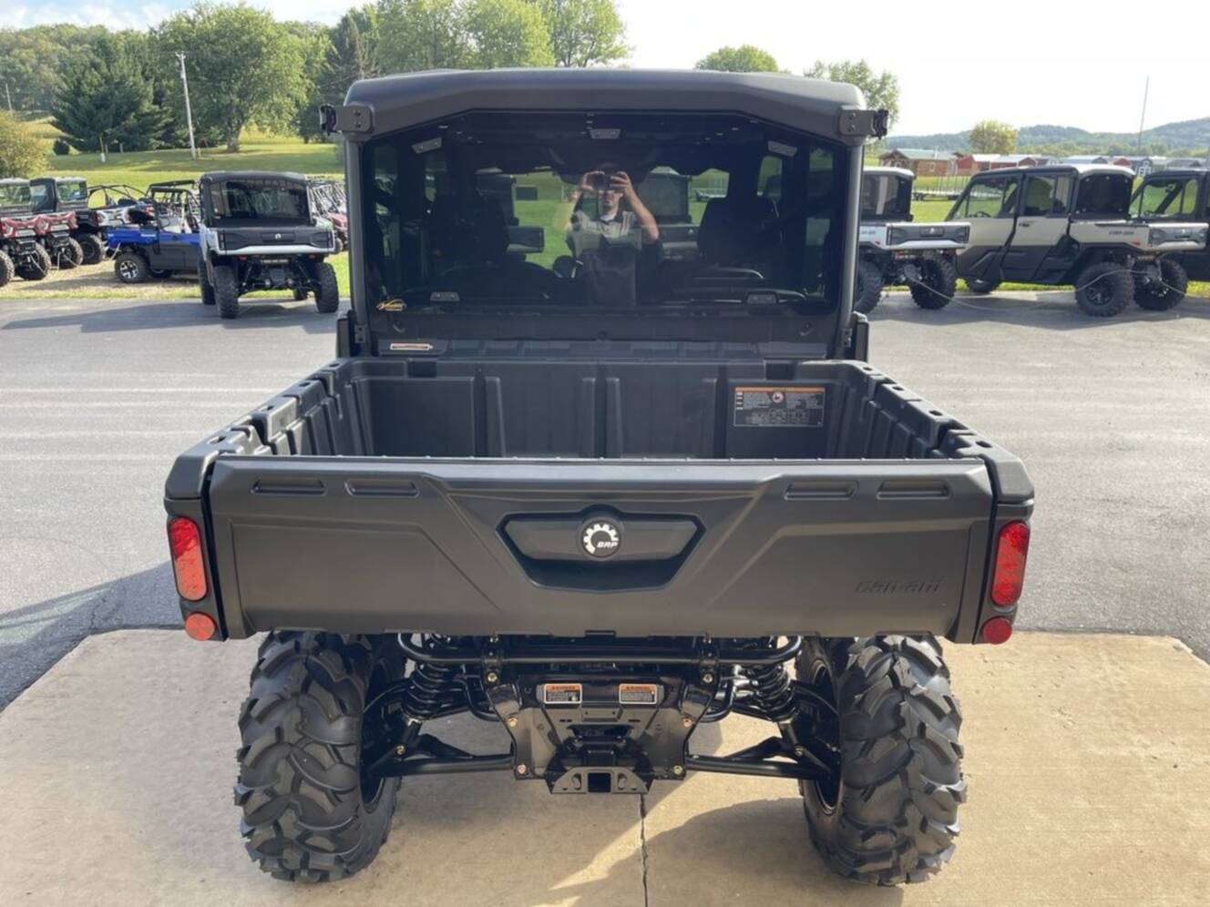 A photo of this 2027 Can-Am Defender MAX DPS CAB HD10 Dolomite Grey