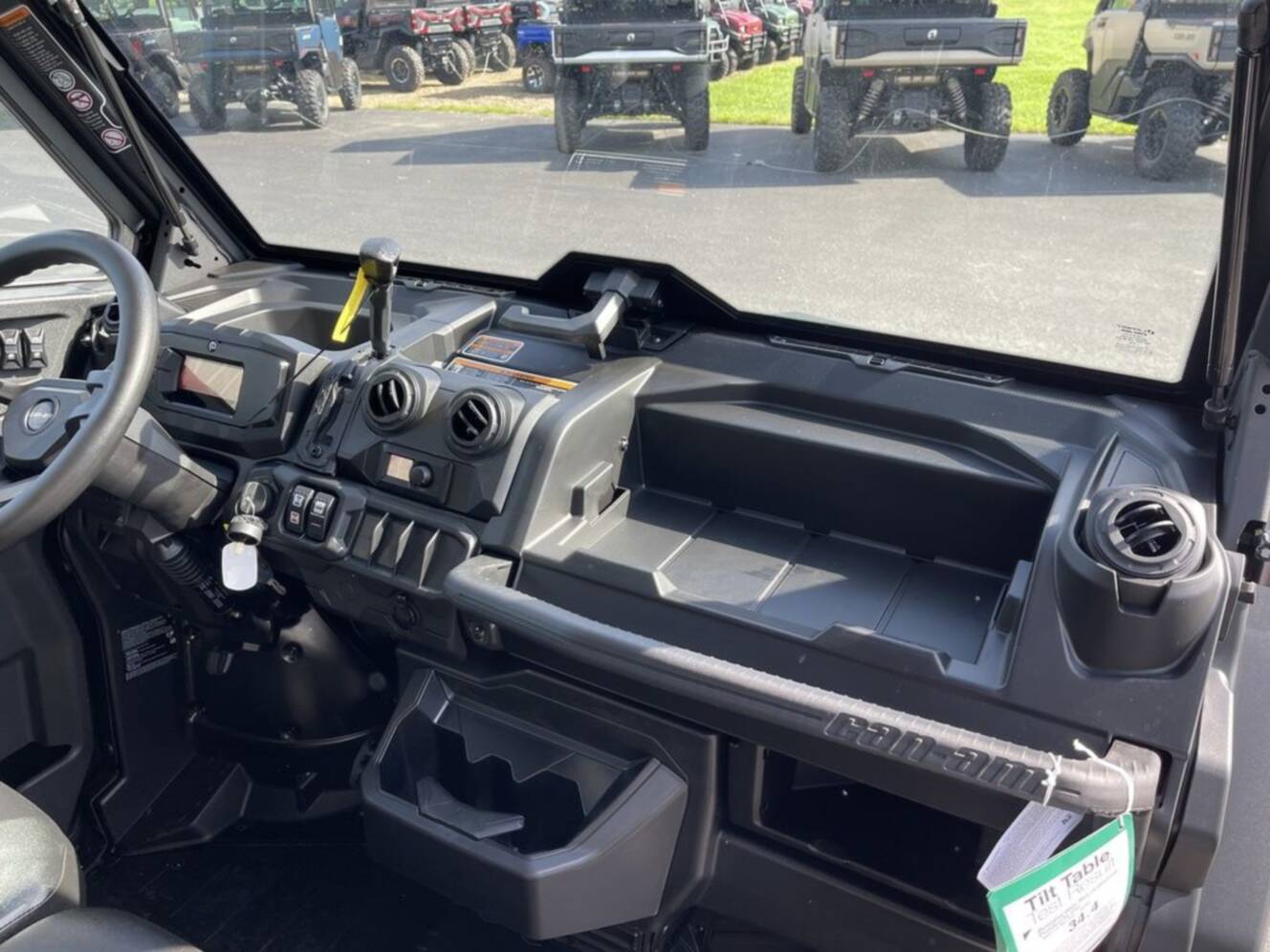 A photo of this 2027 Can-Am Defender MAX DPS CAB HD10 Dolomite Grey