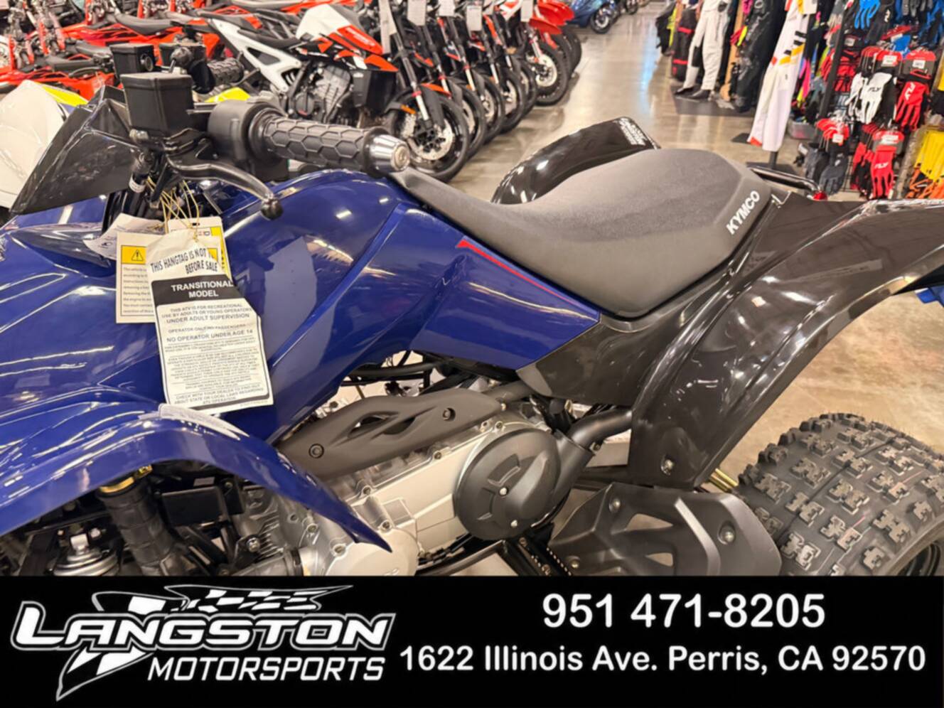 A photo of this 2025 Kymco Mongoose 270i