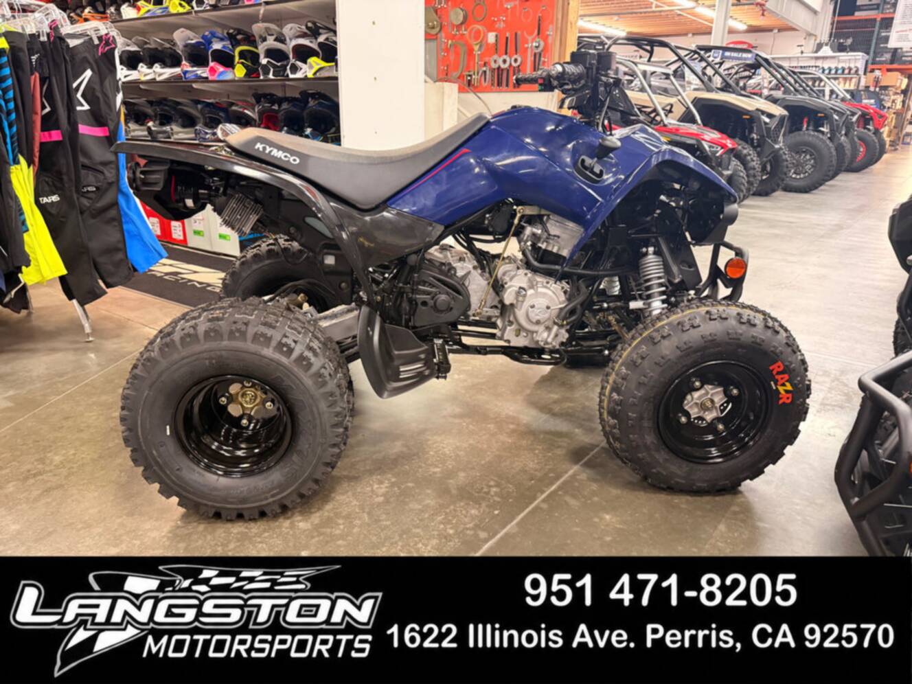 A photo of this 2025 Kymco Mongoose 270i