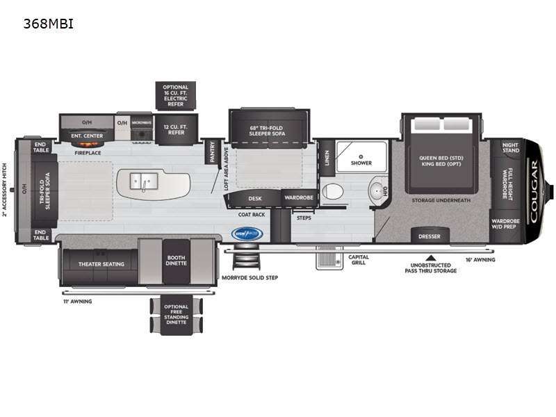 2021 Keystone Rv Cougar 368MBI in ottumwa IA