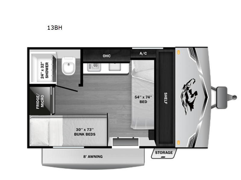 2027 Open Range Rv Colt 13BH in longs SC