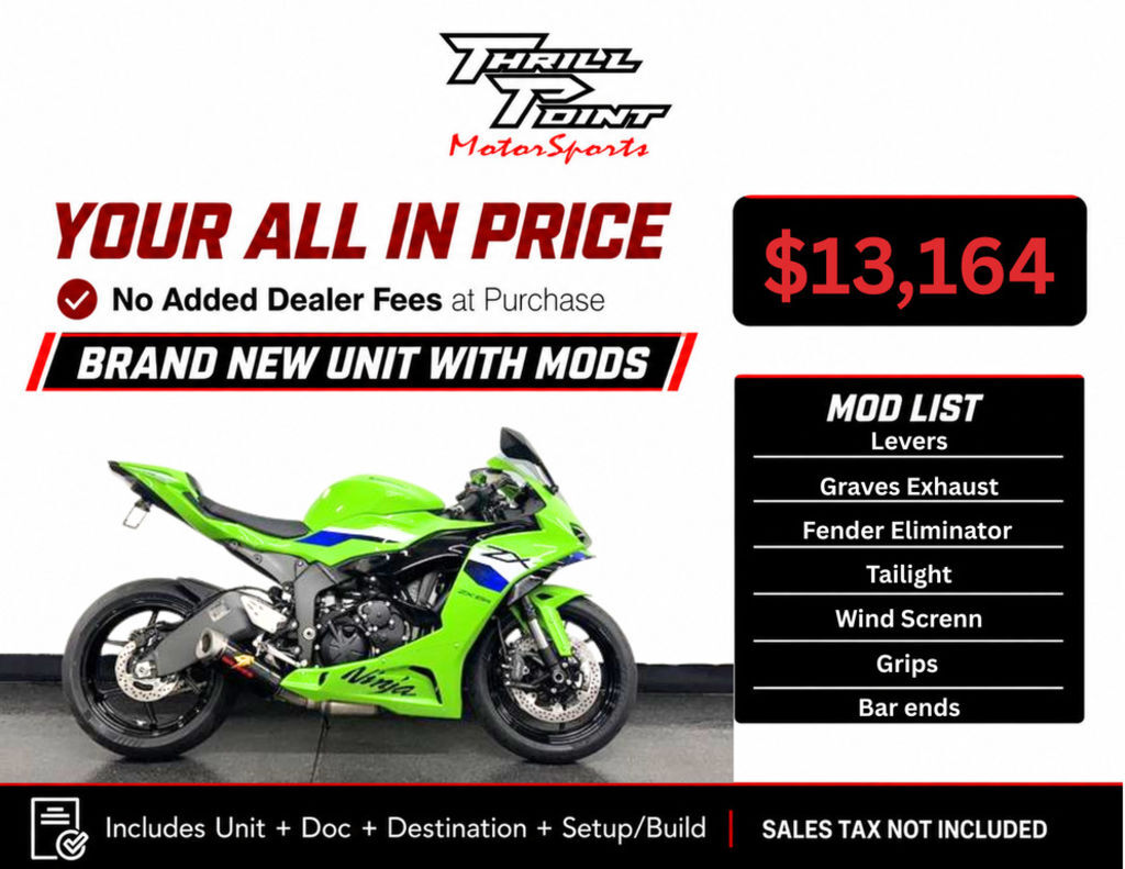 Buy Online - New 2026 Kawasaki Ninja® Zx -6R Abs For Sale in
