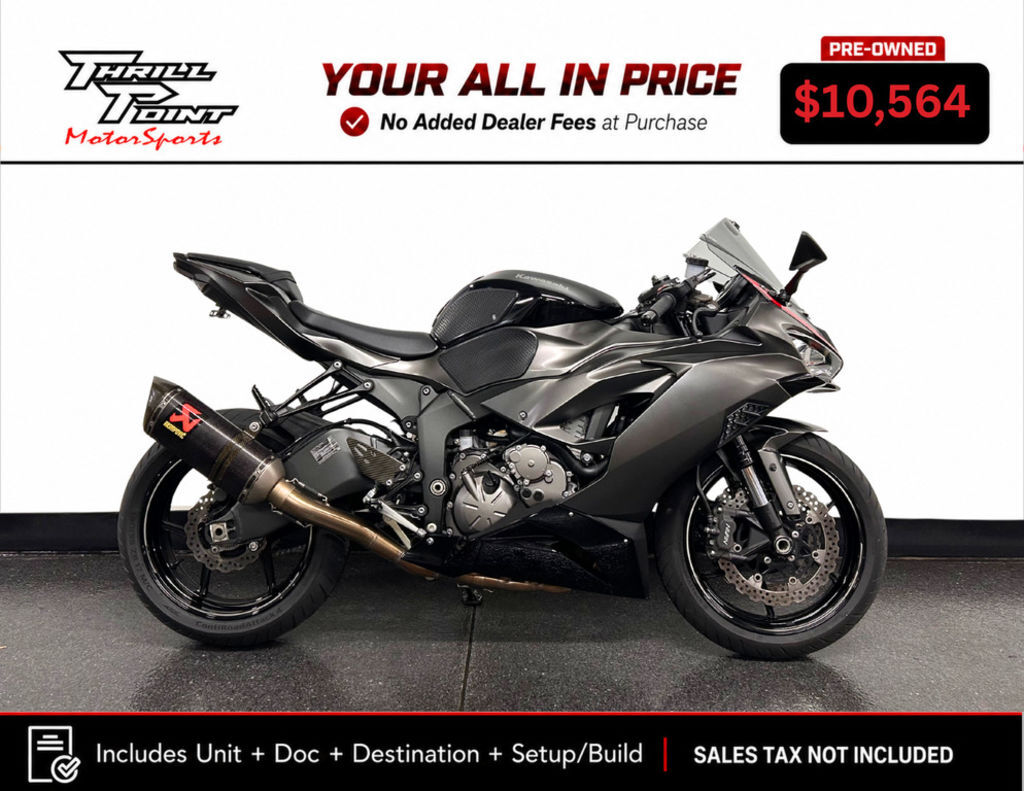 Buy Online - Used 2022 Kawasaki Ninja® Zx -6R Base For Sale in