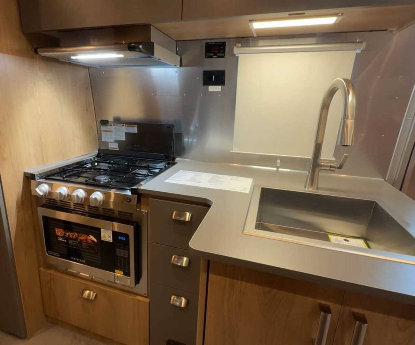 A photo of this 2027 Airstream Trade Wind 25FB Twin