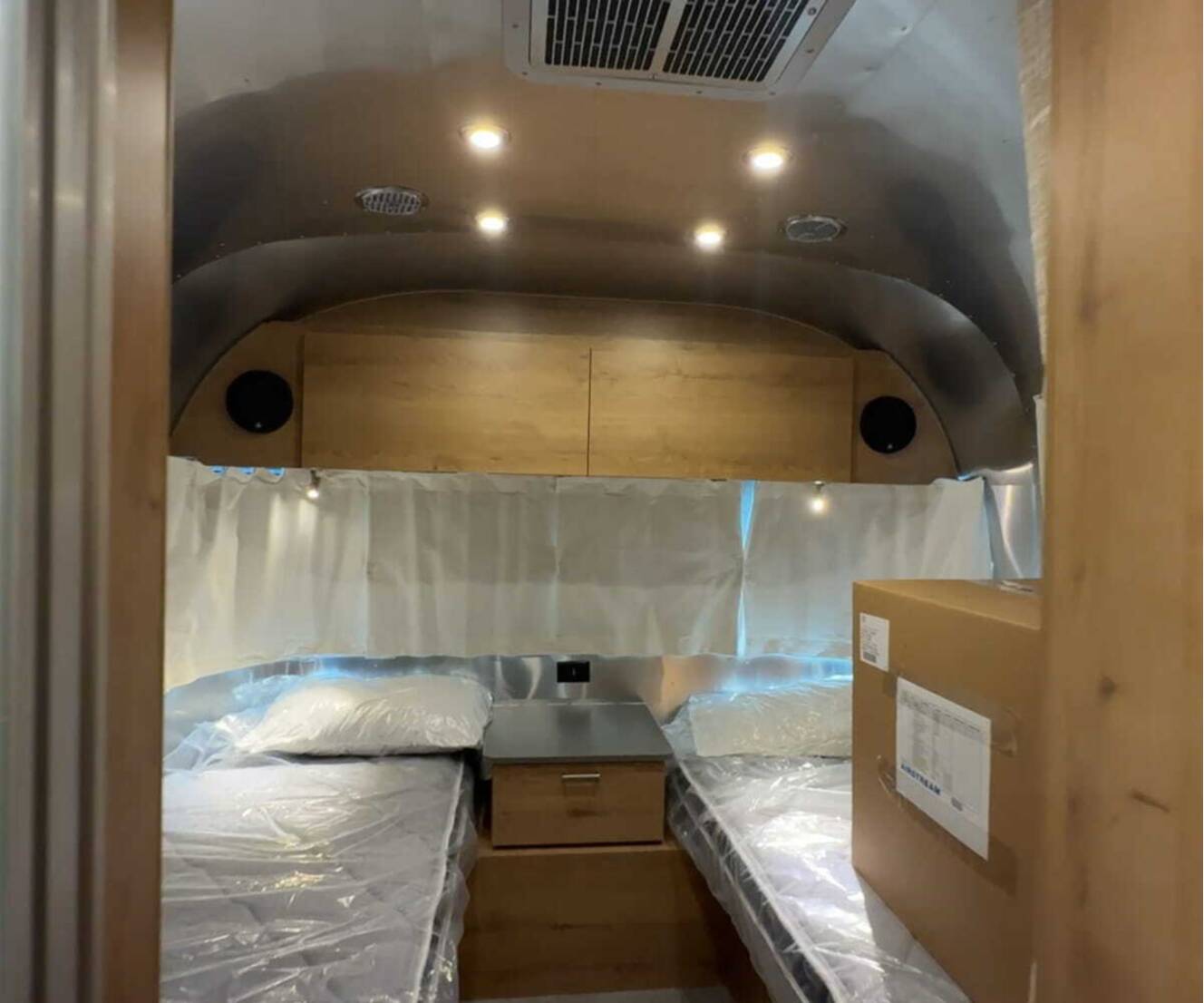 A photo of this 2027 Airstream Trade Wind 25FB Twin