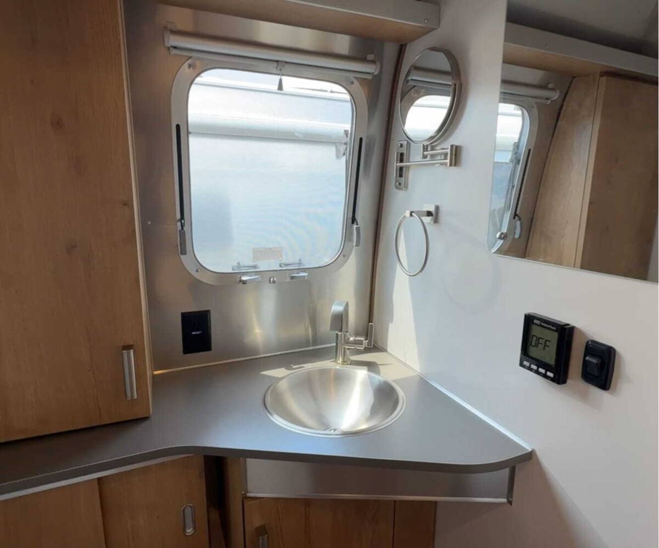 A photo of this 2027 Airstream Trade Wind 25FB Twin
