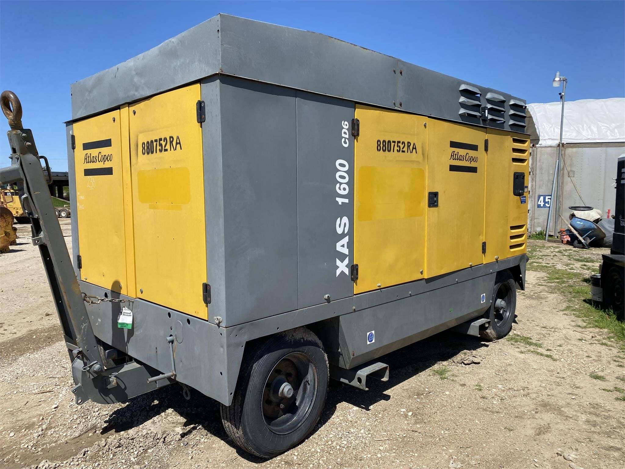 2012 ATLAS COPCO XAS1600CD6 in Irving, TX