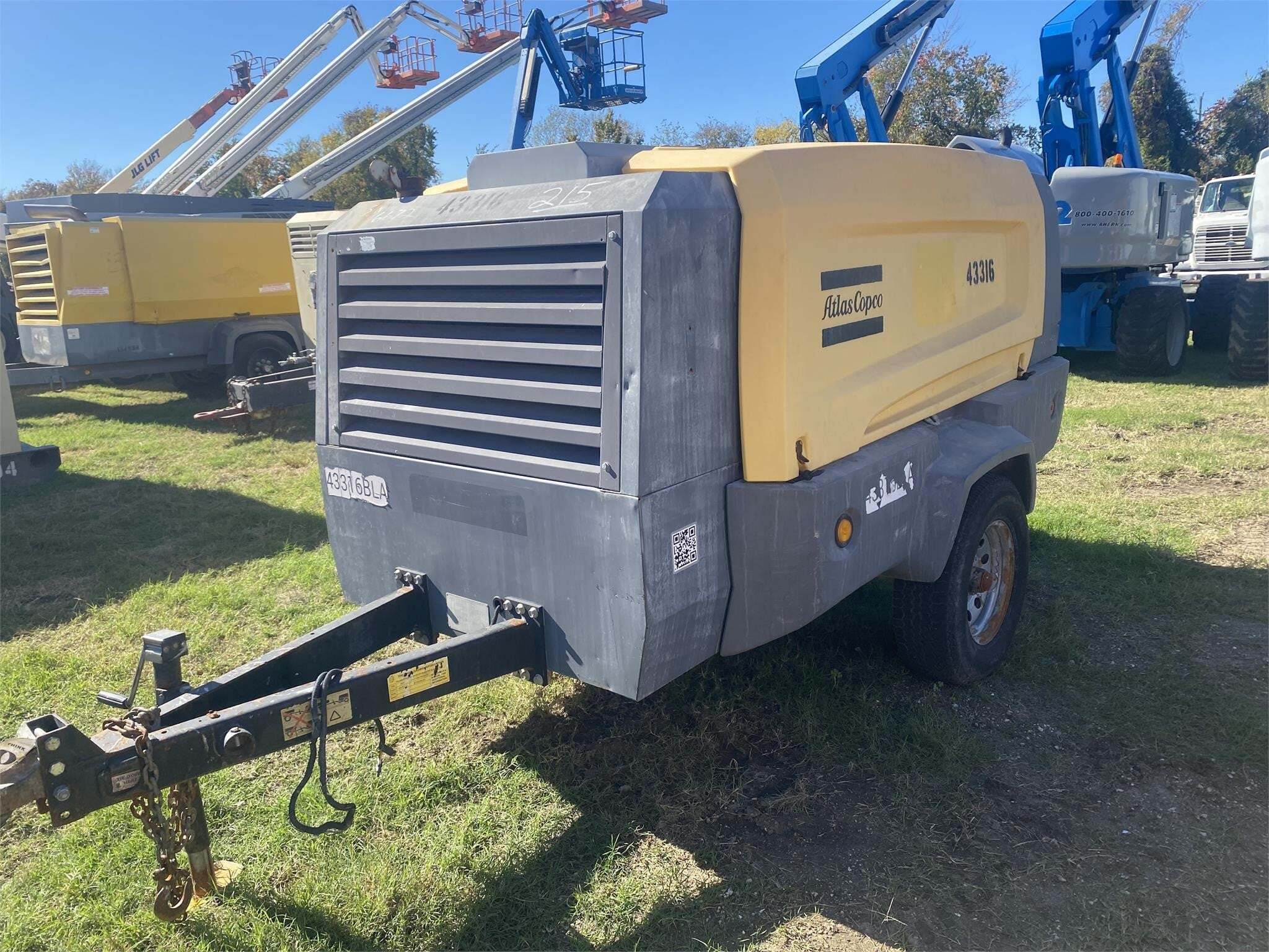 2017 ATLAS COPCO XAS400CD7 in Irving, TX