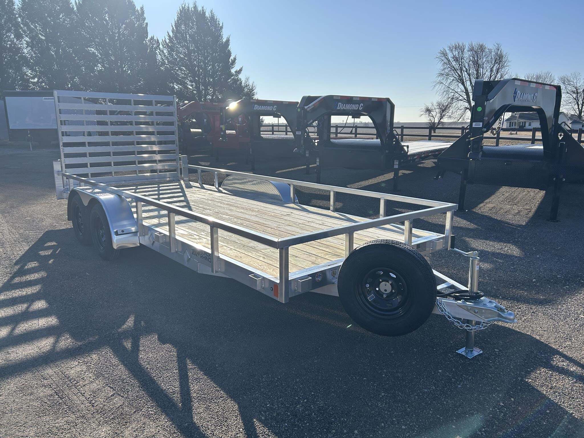 2026 BLACK RHINO EXT 81"X18' 7K TA ALUMINUM UTILITY FLATBED TRAILER in Pecatonica, IL
