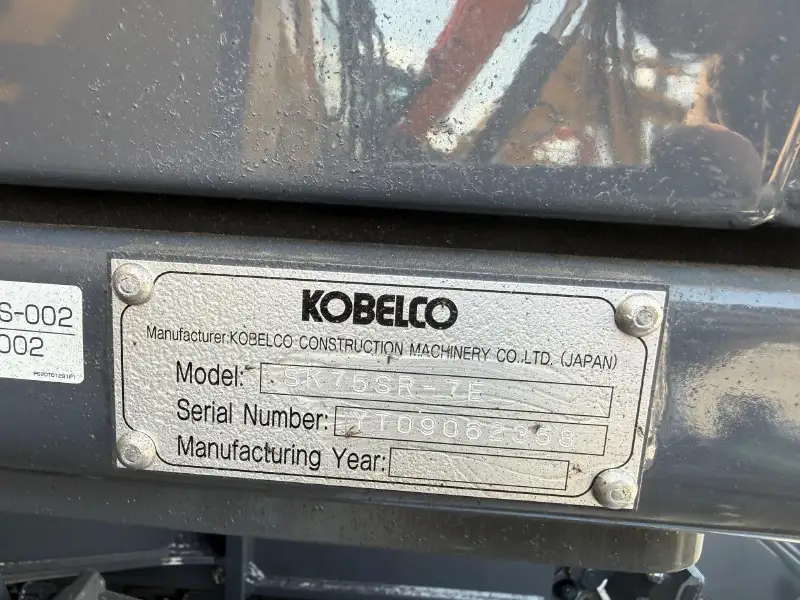 2026 KOBELCO SK75SR-7E