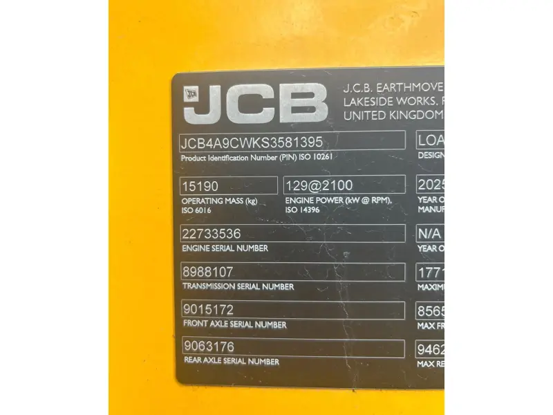 2025 JCB 437ZX