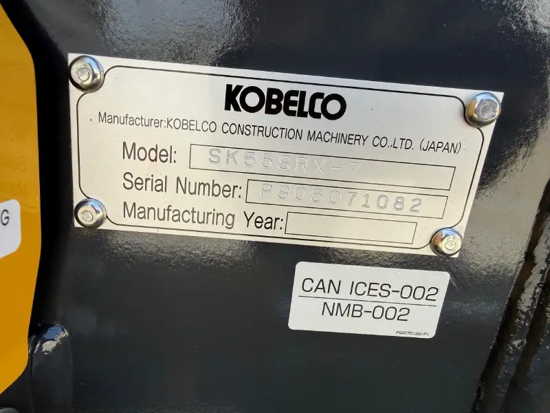 2026 KOBELCO SK55SRX-7