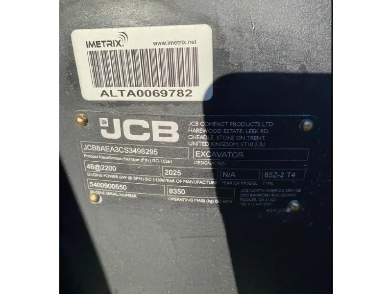 2025 JCB 85Z-1