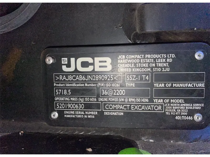 2022 JCB 55Z-1