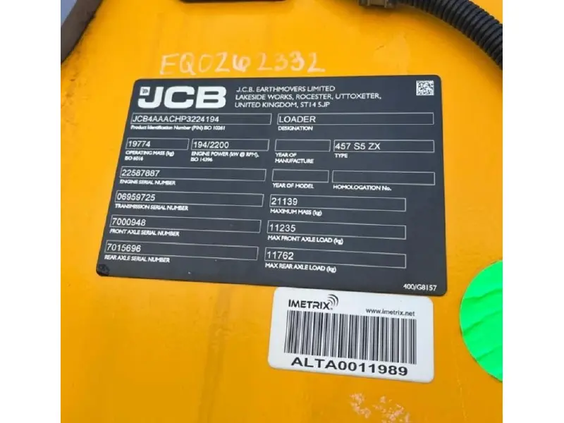 2023 JCB 457ZX