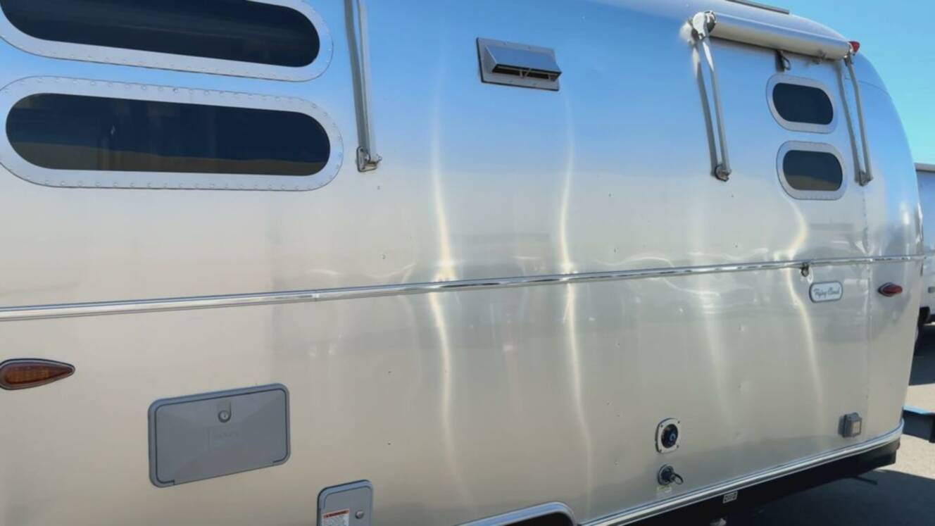 A photo of this 2021 Airstream Flying Cloud 30 Bunk Queen