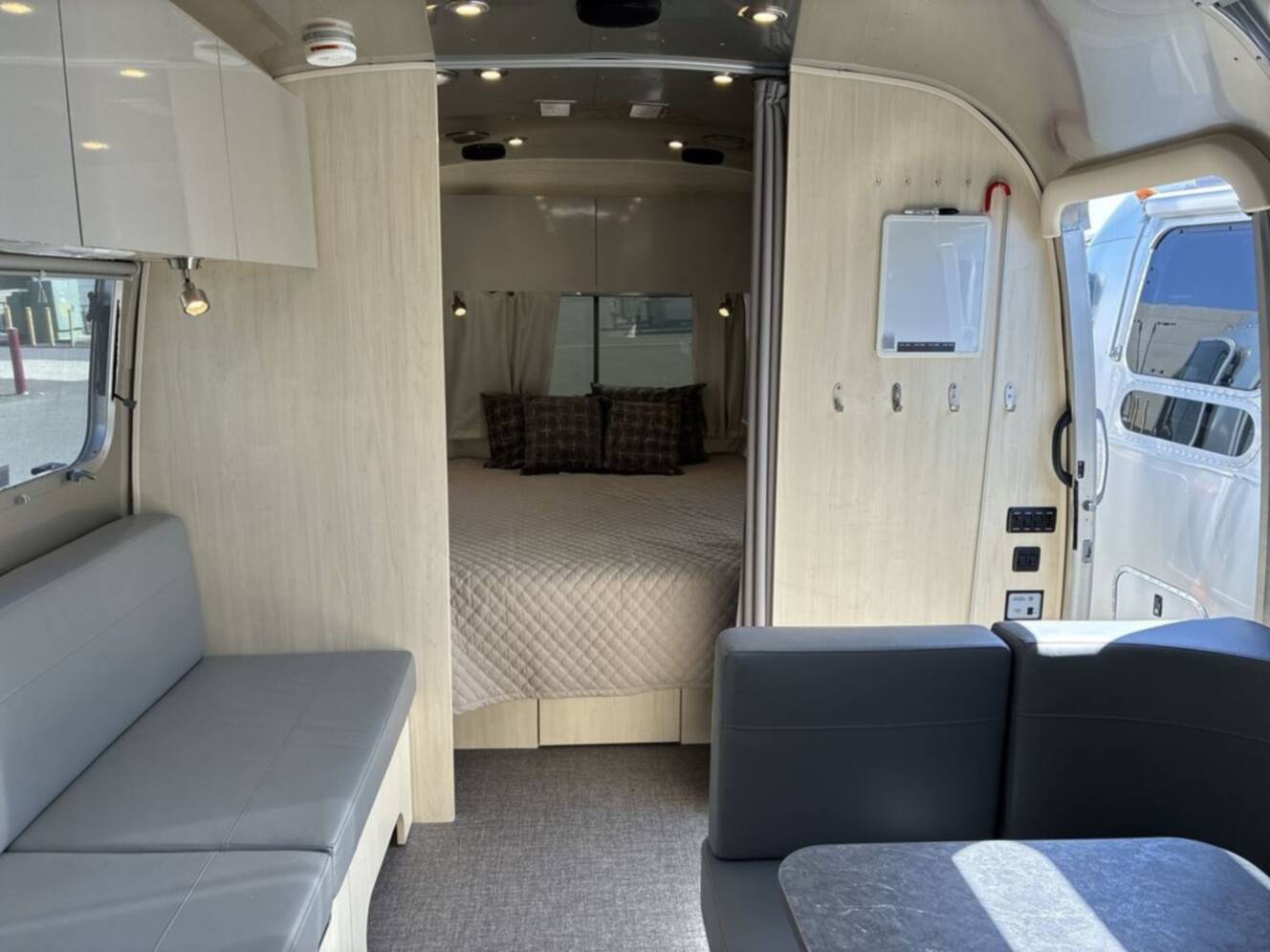 A photo of this 2021 Airstream Flying Cloud 30 Bunk Queen