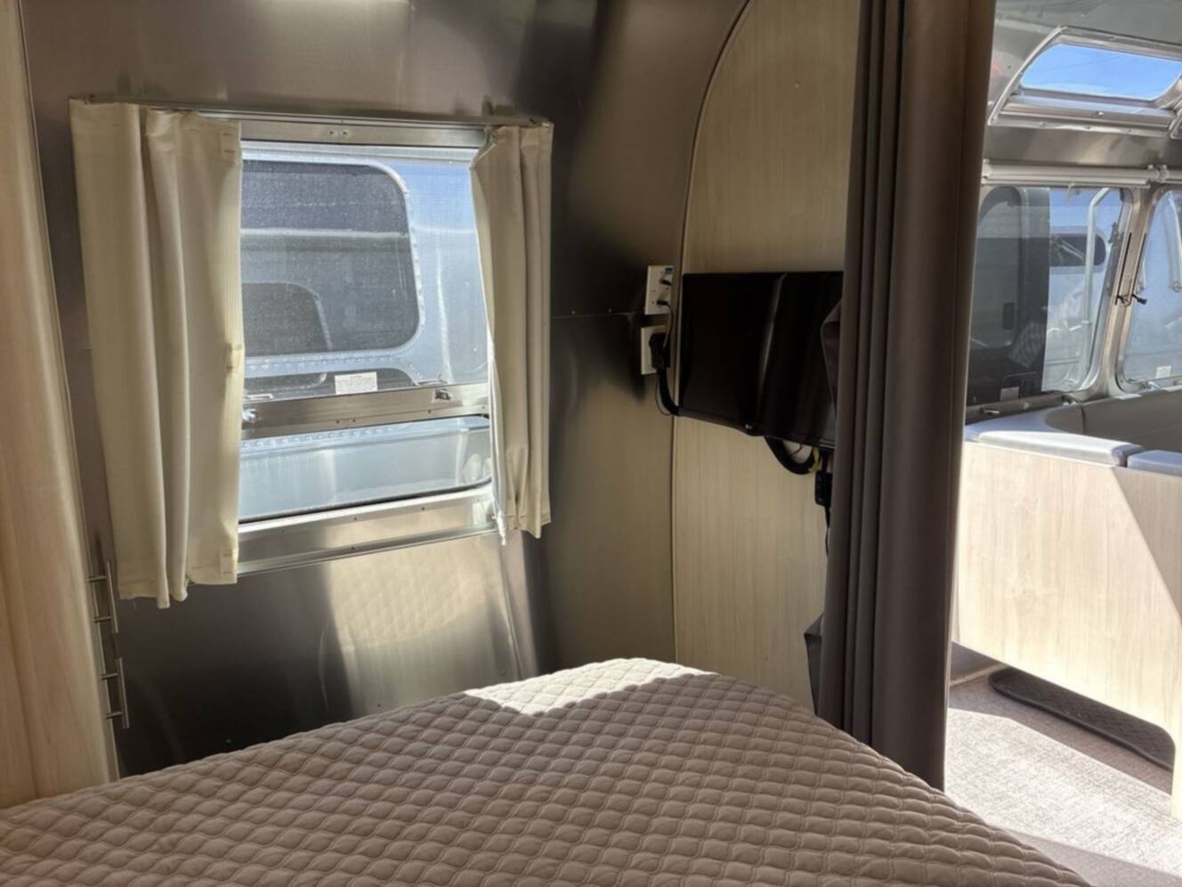 A photo of this 2021 Airstream Flying Cloud 30 Bunk Queen
