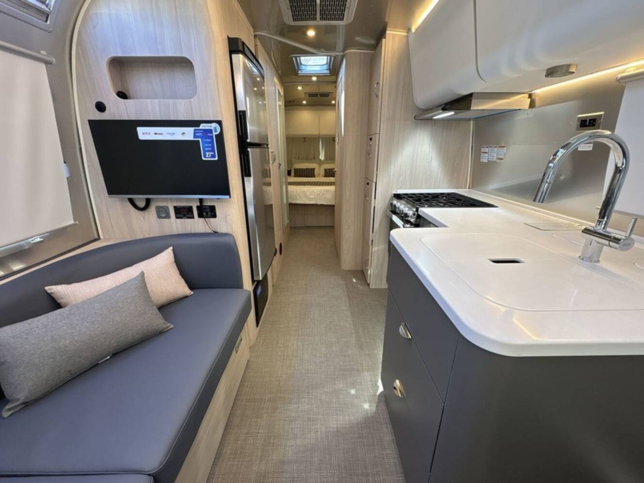 A photo of this 2026 Airstream Globetrotter 27FB