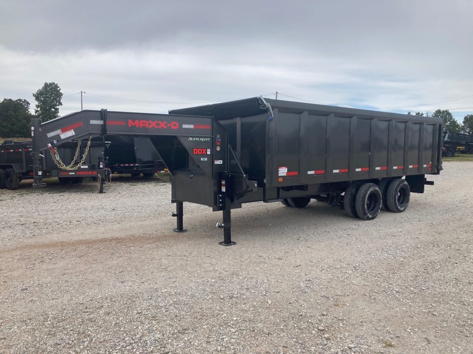 2027 MAXX-D 96X20 TANDEM 25K GN DUMP W/ 4' SIDES, SLIDE IN RAMPS & in Billings, MO