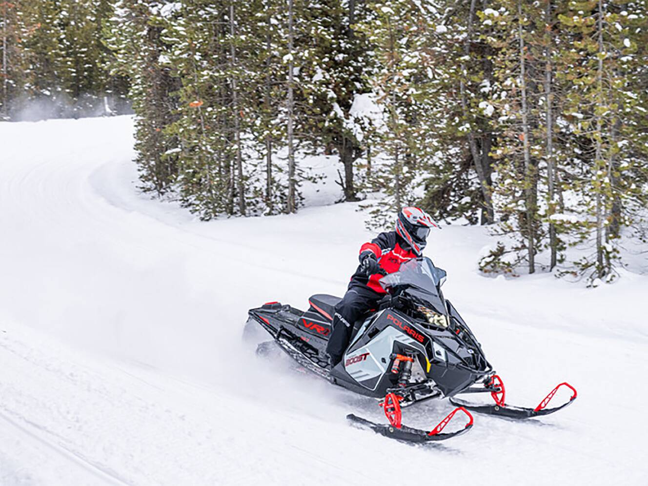 A photo of this 2026 Polaris Patriot Boost INDY VR1 137 Dynamix SC ES