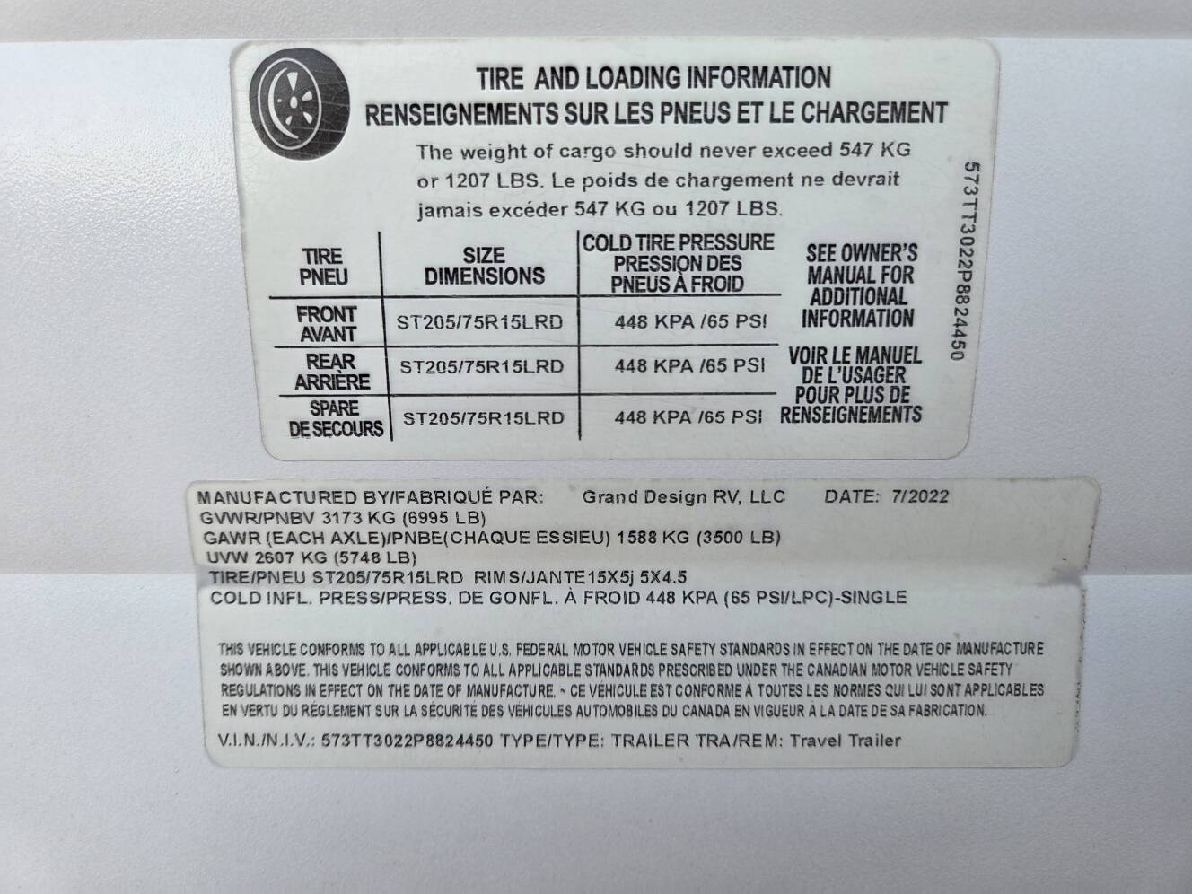 A photo of this 2023 Grand Design Transcend Xplor 247BH