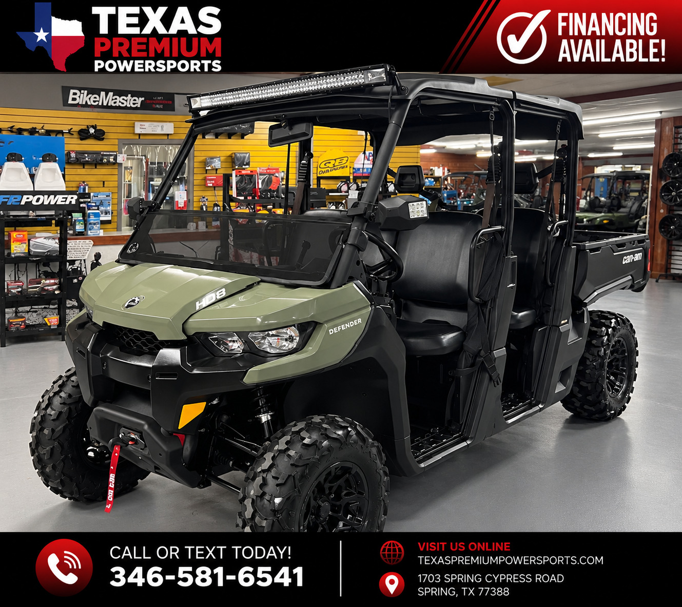 2019 Can-Am DEFENDER HD8 MAX DPS 4X4 EFI UTV/Utility ATV