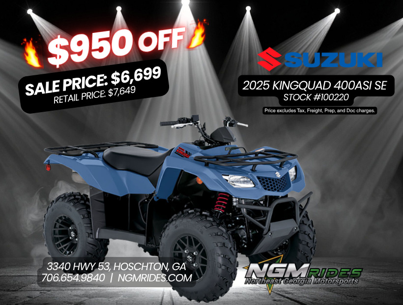 2025 Suzuki KingQuad 400ASi SE Recreation/Utility ATV