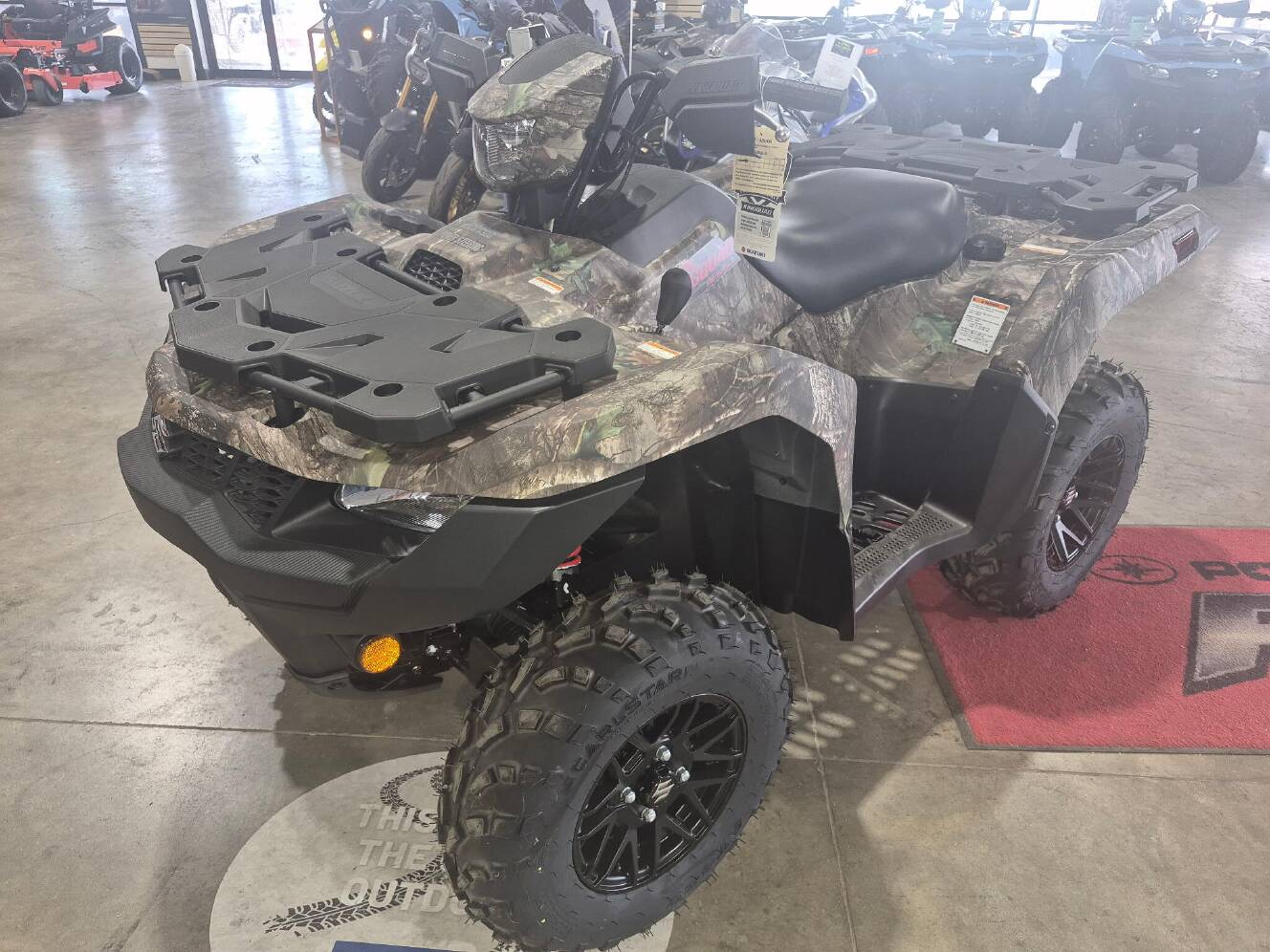 A photo of this 2025 Suzuki KingQuad 500 AXi Power Steering SE Camo