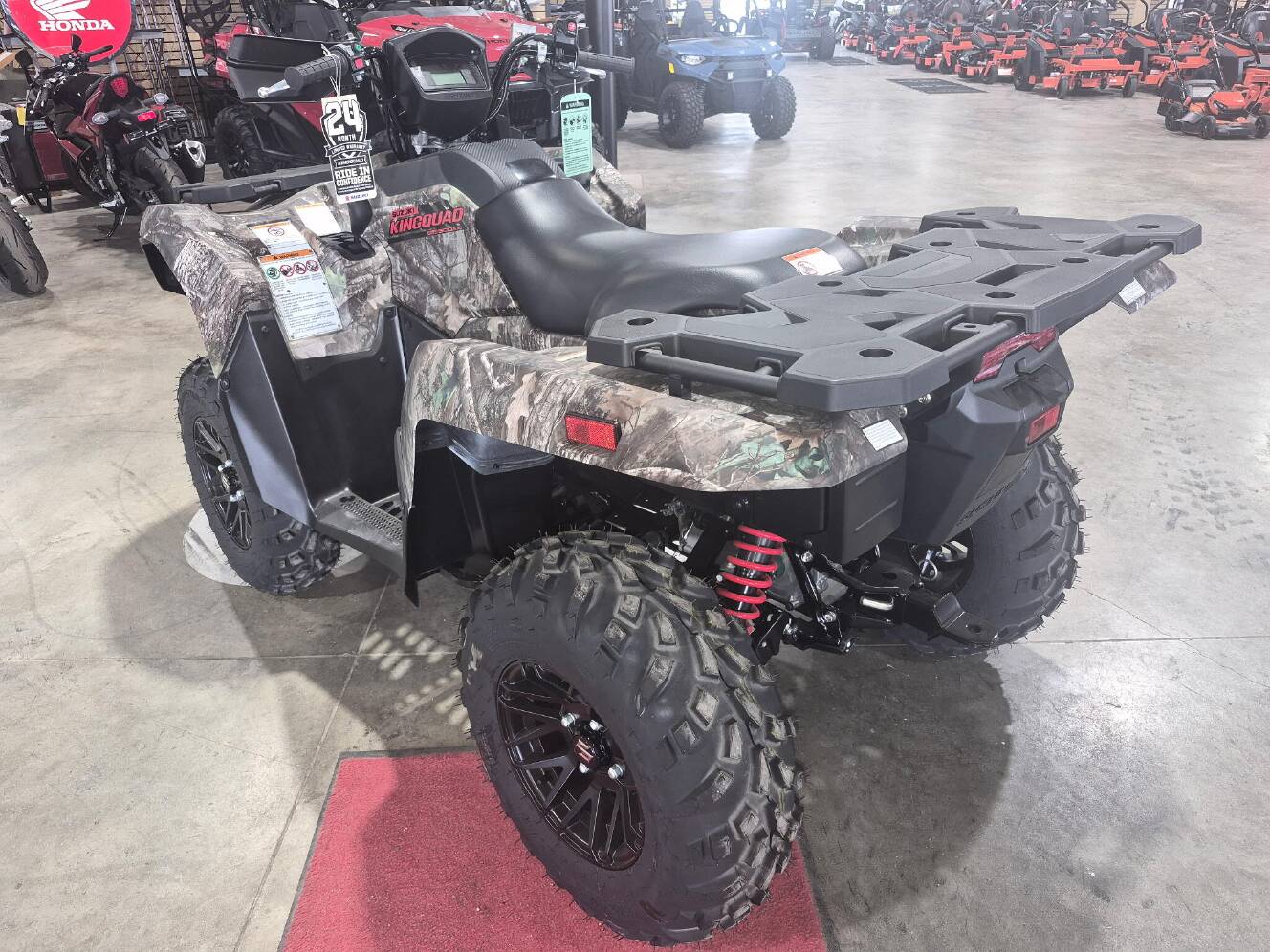 A photo of this 2025 Suzuki KingQuad 500 AXi Power Steering SE Camo