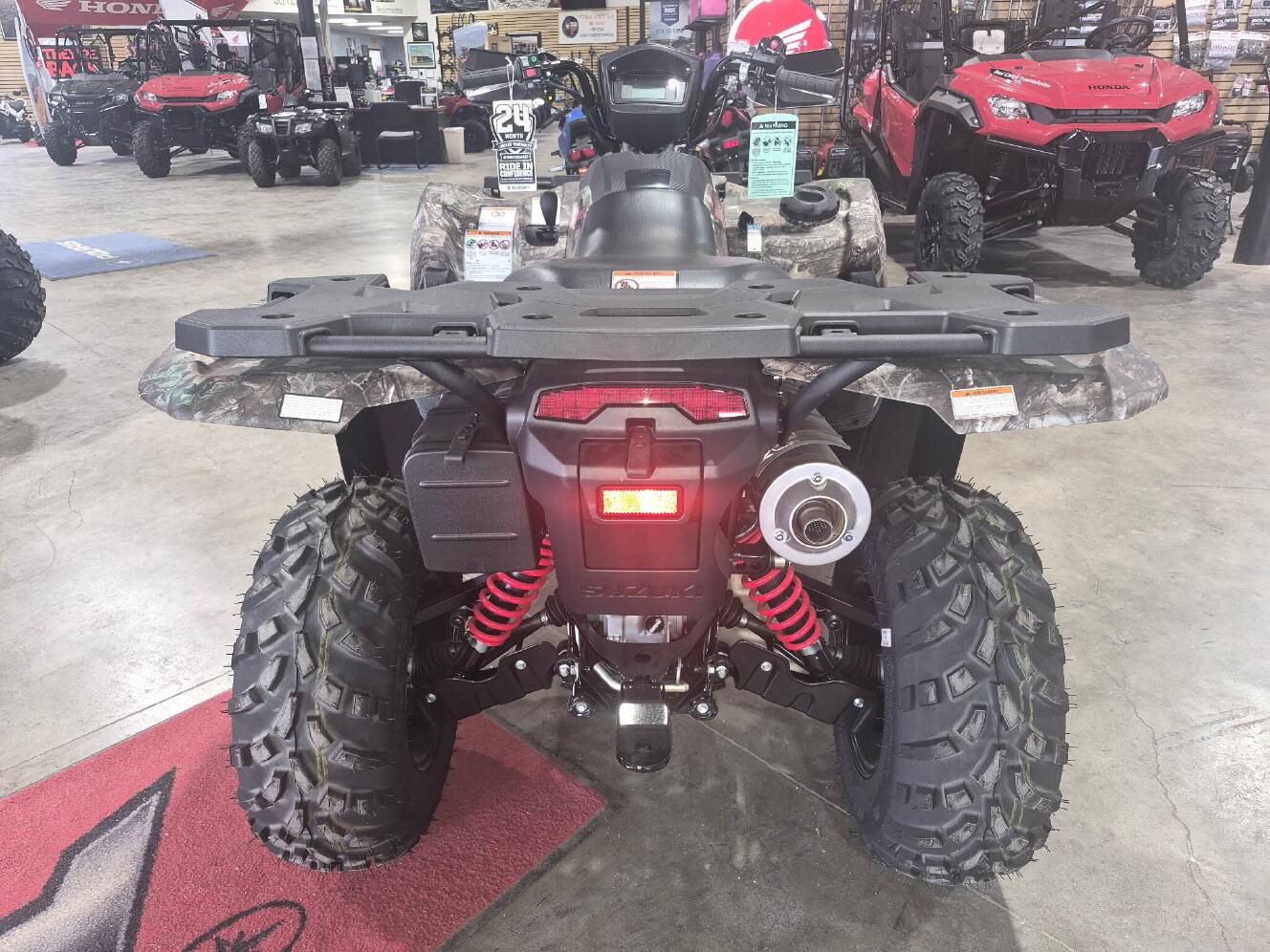 A photo of this 2025 Suzuki KingQuad 500 AXi Power Steering SE Camo