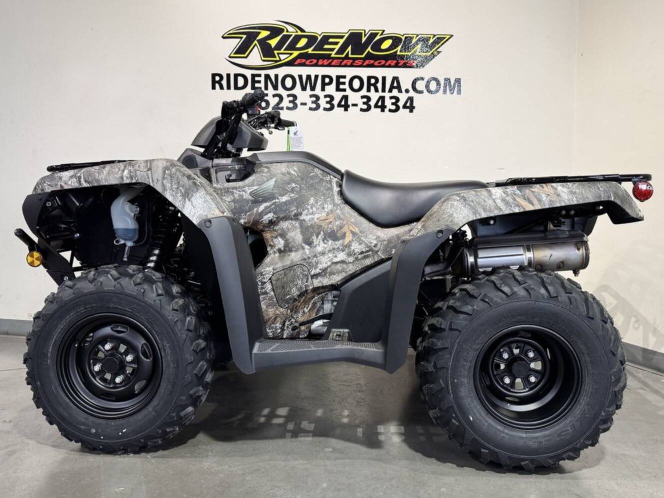 A photo of this 2026 Honda FourTrax Rancher 4X4 Truetimber Atera Camo