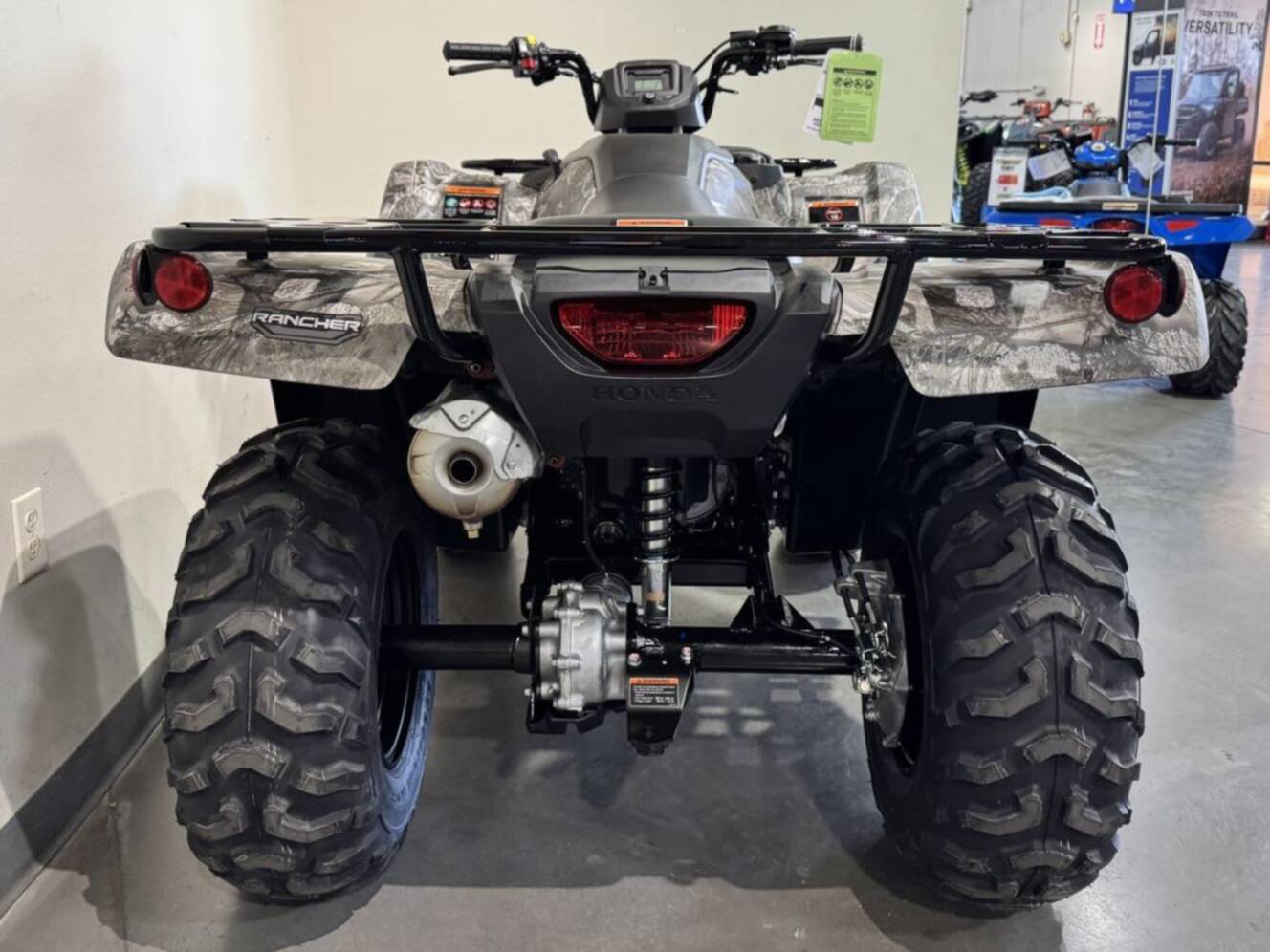 A photo of this 2026 Honda FourTrax Rancher 4X4 Truetimber Atera Camo
