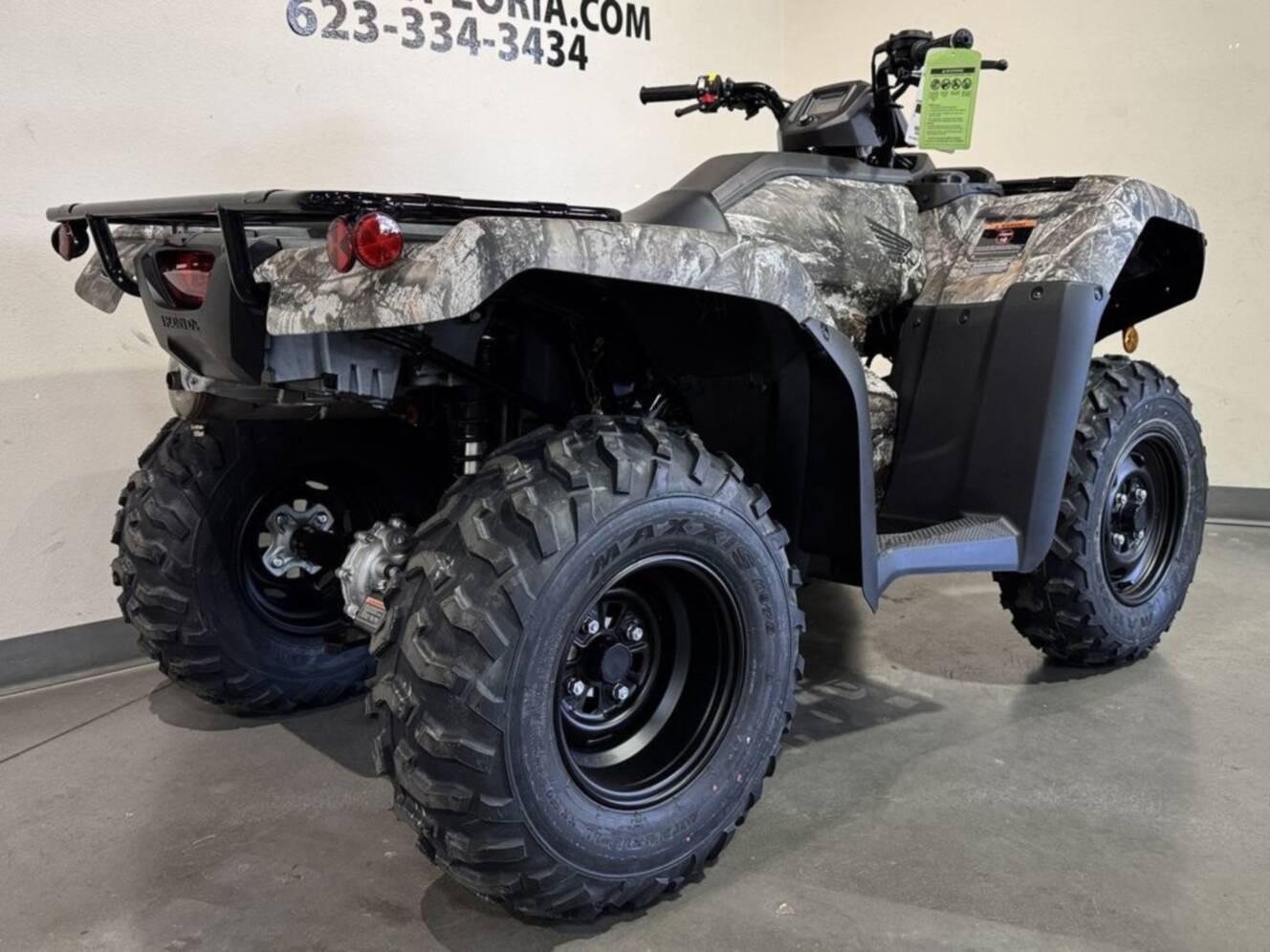 A photo of this 2026 Honda FourTrax Rancher 4X4 Truetimber Atera Camo