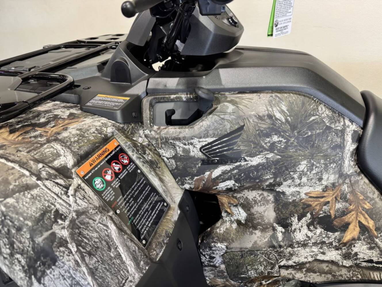 A photo of this 2026 Honda FourTrax Rancher 4X4 Truetimber Atera Camo
