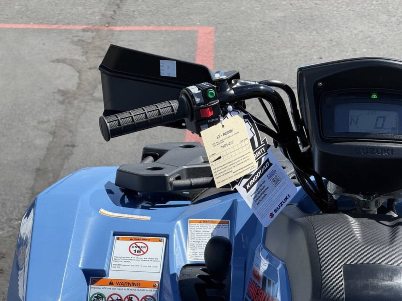 A photo of this 2026 Suzuki KingQuad 500 AXi Power Steering SE