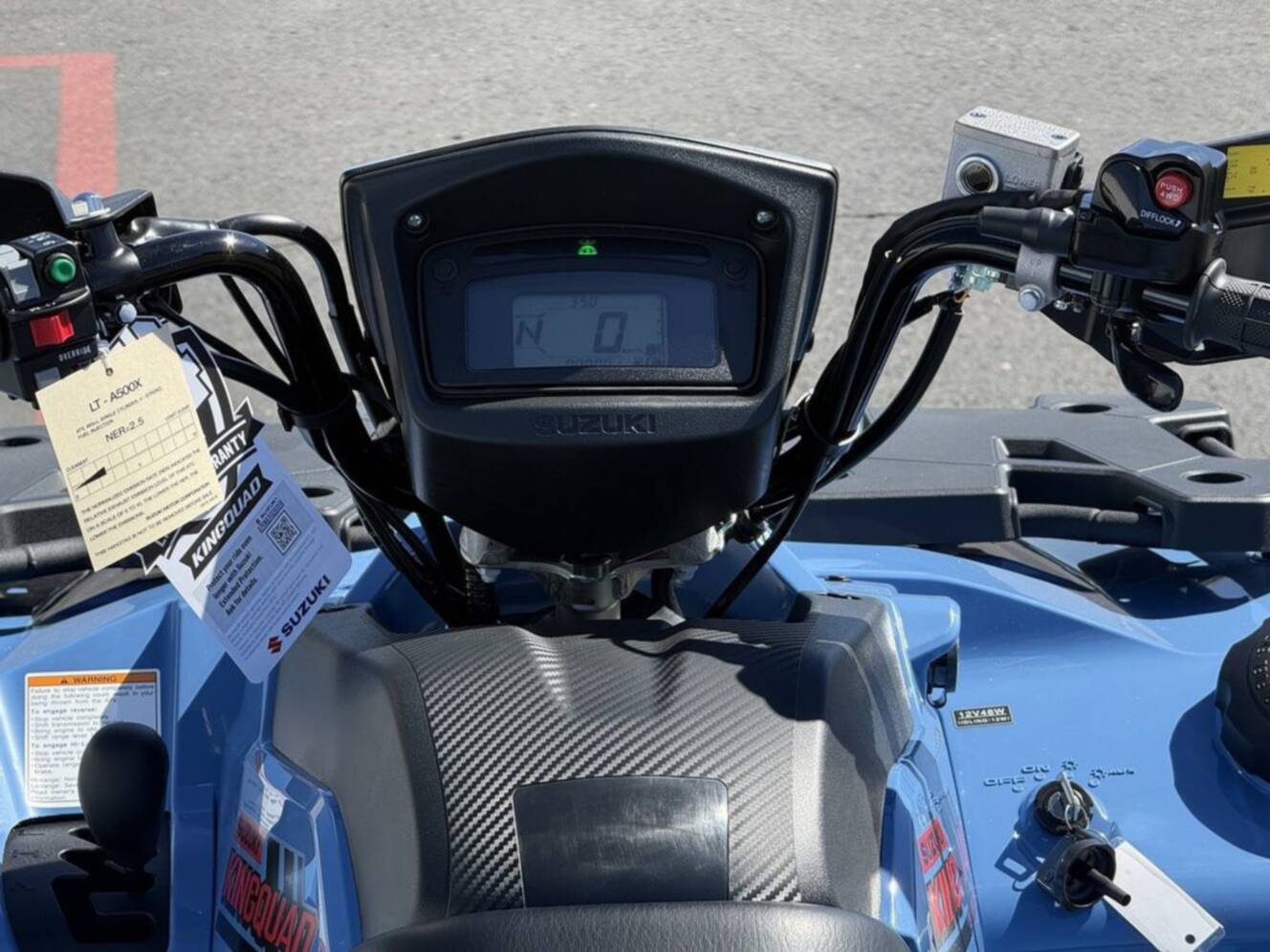 A photo of this 2026 Suzuki KingQuad 500 AXi Power Steering SE