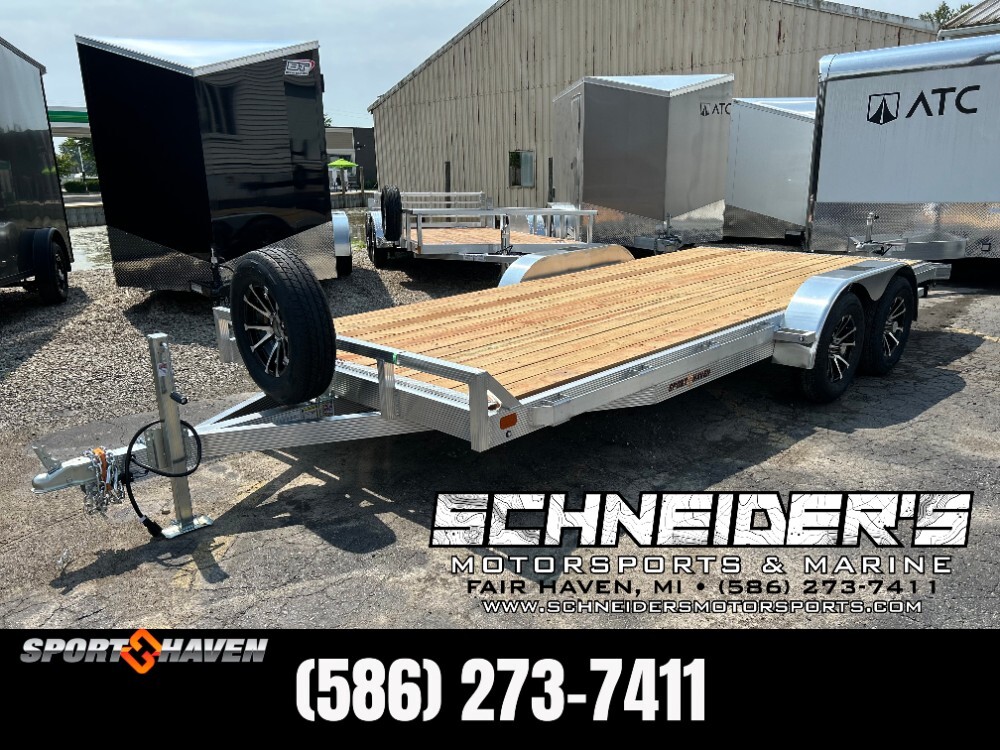 2025 Sport Haven 7 x 18 7K Aluminum Open Car Hauler Trailer in fair haven MI