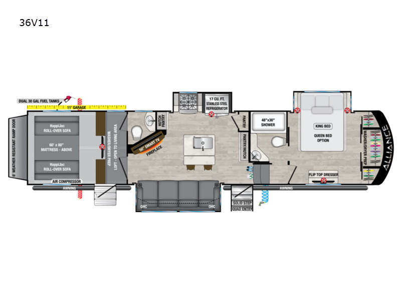 2022 Alliance Rv VALOR 36V11 in elizabetown PA