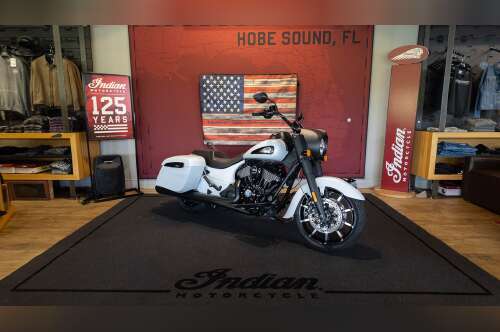 2026 Indian Motorcycle® Springfield ® Dark Horse® Ghost White Metallic Smoke in hobe sound FL
