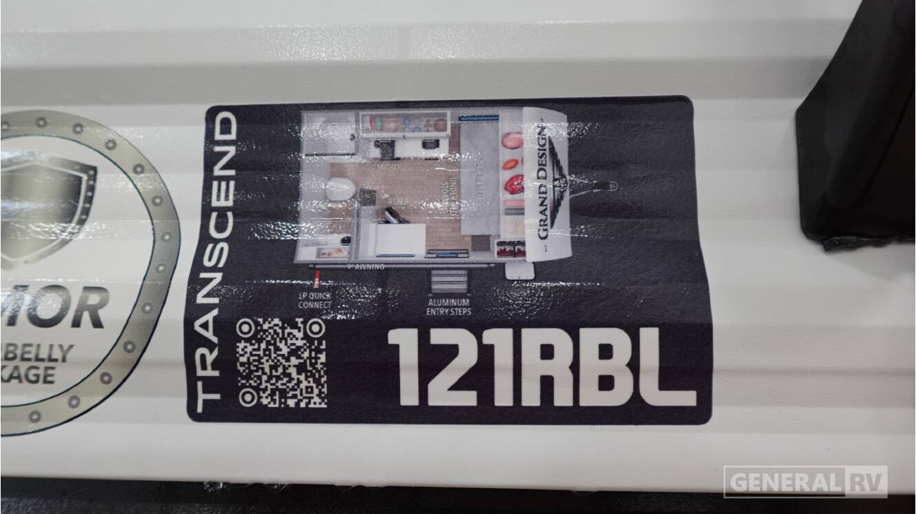 A photo of this 2027 Grand Design TRANSCEND-LITE 121RBL