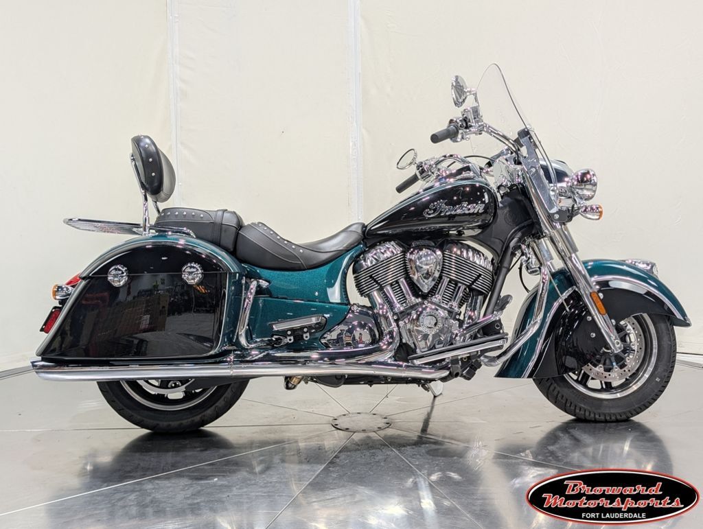 2019 Indian Motorcycle® Springfield® Metallic Jade / Thunder Black BASE in fort lauderdale FL