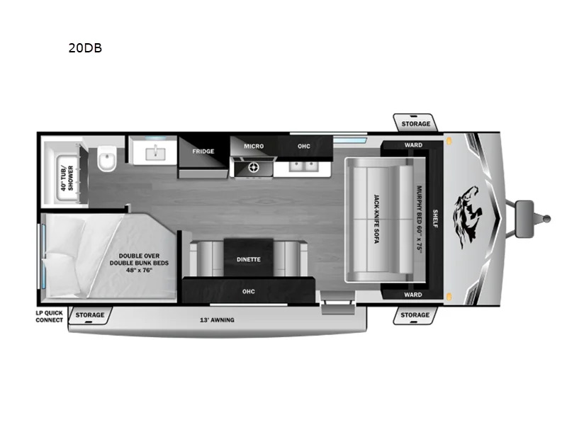2026 Open Range Rv Colt 20DB in gulfport MS